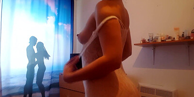 Horny teacher pleasures her cunt with fingers