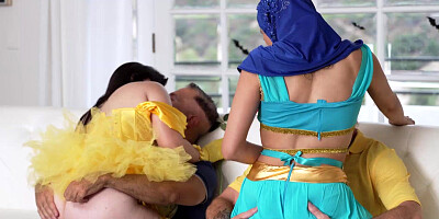 Stepdaughter doing some fun lap dance