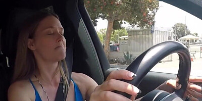 Star Has a Sexy Time in the Back of Her Car