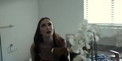 John Strong finger fucked his stepdaughter Hazel Moore