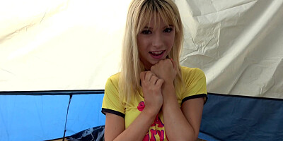 Sex with hot stepsister Kenzie Reeves in a tent
