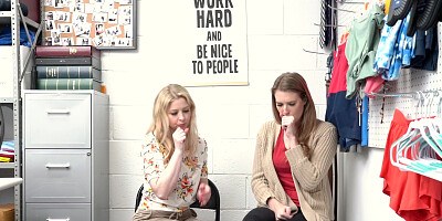 Mom/daughter duo Ashley Lane and Sunny Lane fuck their way out of trouble