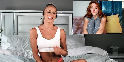 Emma Hix and Lacey Lennon have virtual sex