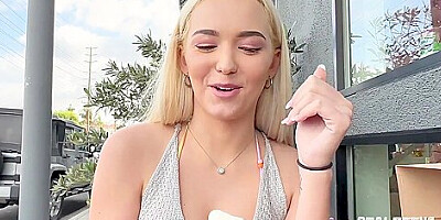 Blair hudson begs to be fucked in a public bathroom - BANG