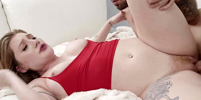 Taboo fuck is so good that the stepsister can't stop moaning