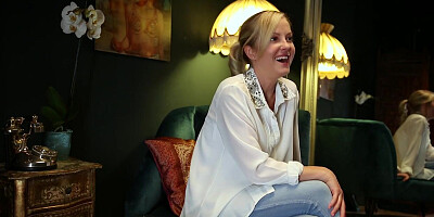 Four Lovely Ladies Take Turns on the Fuck Machine