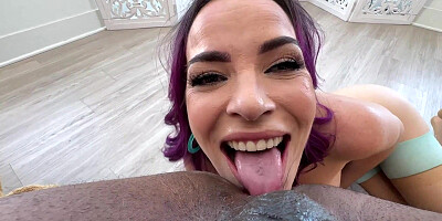 milf purpled on huge one