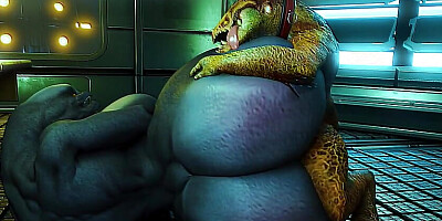 3-D monster, Lady D, marvel