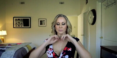 Good looking nymph is permanently seducing her step - stepson's steaming mate's and making enjoy with them