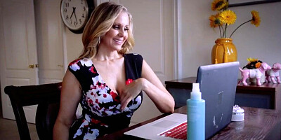 Good looking nymph is permanently seducing her step- stepson's steaming mate's and making enjoy with them