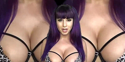 Super-Steamy mature with ample, hard udders is posing and taunting in front of the camera