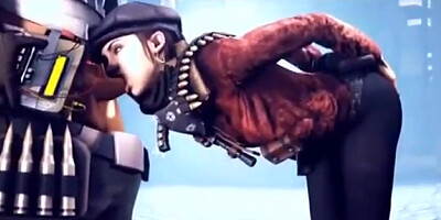 Huge-Boobed dark-haired from a flick game is getting plumbed like a superstar and liking it