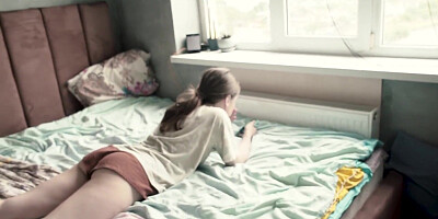 Step-Dad boned daughter for truancy at college