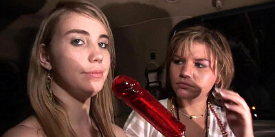 Manhood Faux-Cock Soiree In Our Limo