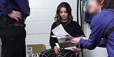 Thief Banged By Two Security Officers - Bella Luna