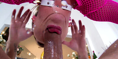 SWALLOWED Adira Allure has her tonsils tickled