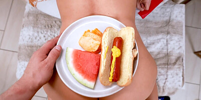 Pristine Edge sucks thick throbbing cock before getting laid