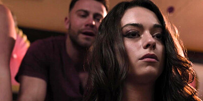 Seth Gamble and Charlie Forde had fun with Sophia Burns