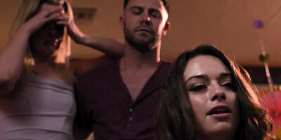 Seth Gamble and Charlie Forde had fun with Sophia Burns