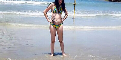 Paty Bumbum, El Toro De Oro And Branca De Neve Atriz - Com Minha Namorada De Ferias Na Praia . 10 Min