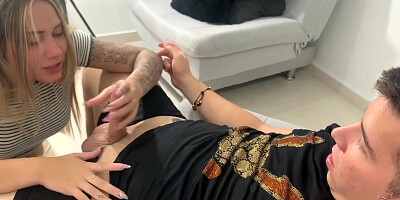 My spouse detects me being unfaithful with my ex-bf - Sara Platinum-Blonde