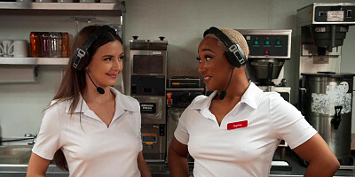 Serena Hill and Thick Ass Daphne getting fucked at their work place