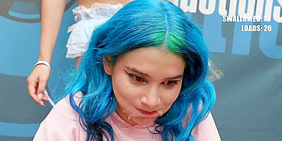 Min Galilea - 1st Bukkake Cumshot Compilation