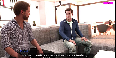 A Perfect Marriage #30 - David and Chris Relaxed Together.... and Chirs Is Chating and Sending Some Photos to Each Other.