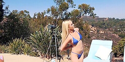 Megan Sage Trillium Alex Grey Nickey Huntsman In Summer Pool Party