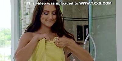 Morning sexy brunette starts with a simple vaginal sex...