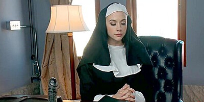 Busty Nun Anal Fucks Bound Ebony