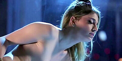 Ariella Ferrera and Kristen Scotts hot bathroom lesbian sex