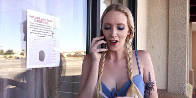 Cute Blonde Marilyn Johnson Goes To The Gloryhole