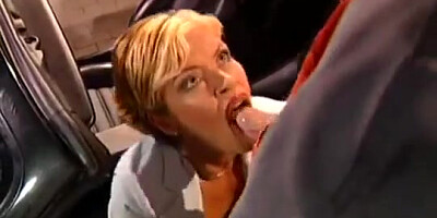 What's her name? nymph bang mechanic on her convertible