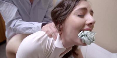 Horny girl Ember Stone gets fucked on the washing machine