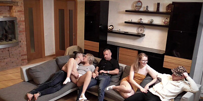 Sudden orgy with cuties