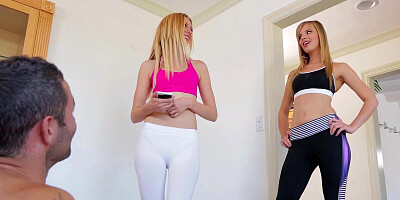 Girlfriends Jillian Janson and Alexa Grace have sex with a stallion