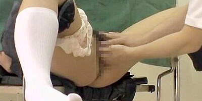 Asian slut fucked hard by her doctor in medical sex video