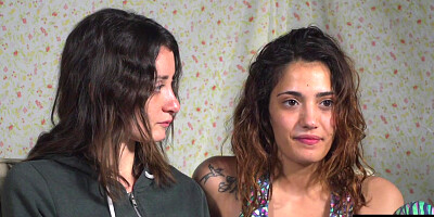 Public bitches fucked in group sex by dominating fuckers