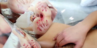 EVILANGEL Kendra Spade Pumps Out On Stepbrother's Trunk