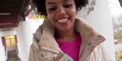 Lovely latina Selva Lapiedra and POV amateur sex for money