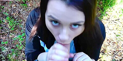 Sexjox - He Caught Me Masturbating In The Woods - I Gave Bj &, Let Him Cum On My Ass