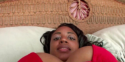 A Lonely Busty Black Girl Calls Over Her White Guy for Quick Dirty Fuck