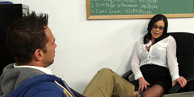 Professor Kendra Lust gives some hand on sex ed lesson