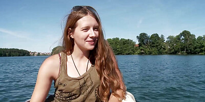 Ersties - Beautiful Alba masturbates outdoors in nature