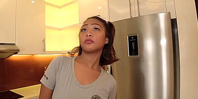 Huge Boobs - Filipina Maid With Lets Her New Boss Cum Inside Her Pussy