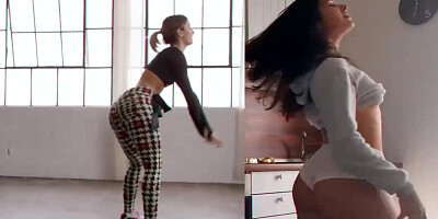 Beautiful nymphs are dirty dancing in front of the camera and lovin’ it so boning much