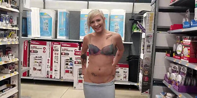 Public Showing Dare With My Teenie Stepdaughter