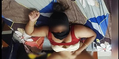 Indian housewife Visaakaa hot big tities in red blouse and white bra fucked