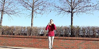 Extrem Skinny College teen 18+ Gina Gerson Talk To Sex At Street